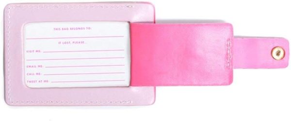 Ban.do Women's The Getaway Luggage Tag, I'm Outta' Here (pink/metallic) - Image 2