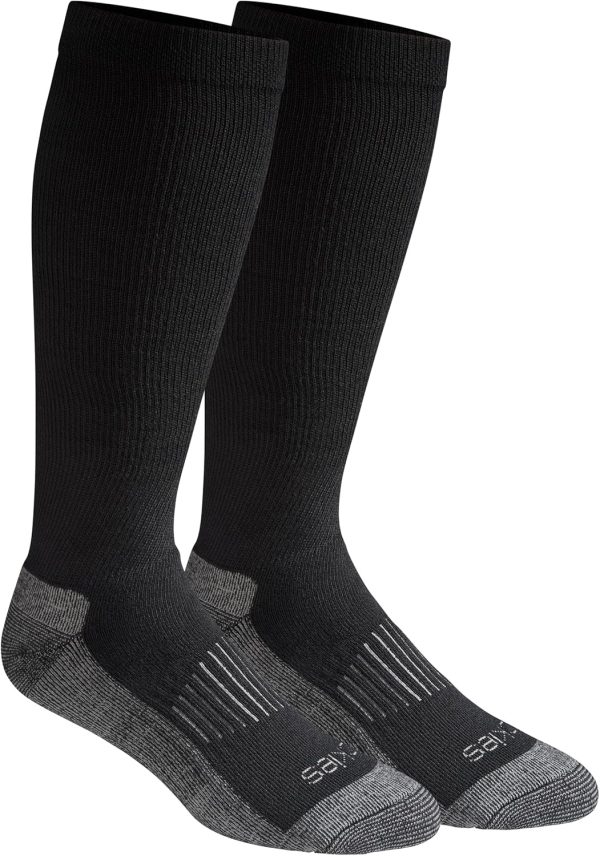 Men's Light Compression Comfort Over-The-Calf Socks, Available in M-XXL (2, 4 Pairs)