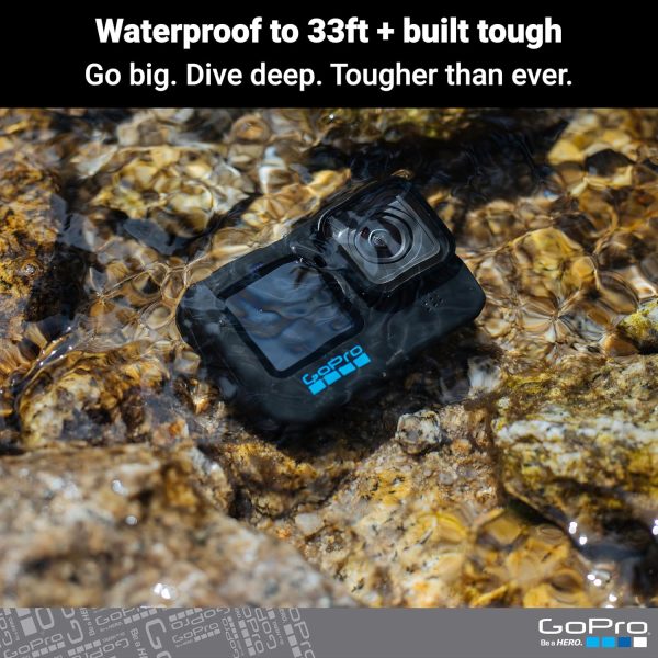 GoPro HERO10 Black- E-Commerce Packaging - Waterproof Action Camera with Front LCD & Touch Rear Screens, 5.3K60 Ultra HD Video - Image 7