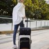 LOVEVOOK Carry On Luggage 22x14x9 Airline Approved, 20 Inch Softside Suitcases with Wheels, Lightweight Spinner Carry on Suitcase with TSA Lock, Water-Resistant Large Capacity Luggage for Travel - Image 2
