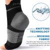 Plantar Fasciitis Sock (6 Pairs) for Men and Women, Compression Foot Sleeves with Arch and Ankle Support (Black, Medium) - Image 5