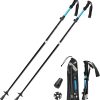 Poles Collapsible Hiking Poles- Lightweight Aluminum Foldable Trekking Walking Telescopic, Collapsible, Ultralight for Men and Women Hiking, Camping（Blue 2Pack）