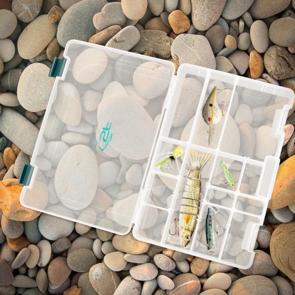 SF Tackle Box 3650 Plastic Tackle Trays Fishing Tackle Box Storage Organizer with Removable Dividers Lure Boxes Terminal Tackle Storage - Image 7