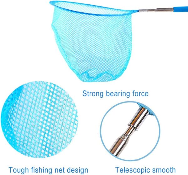 Shindel Telescopic Butterfly Fishing Nets, 6 Pack Insect Catching Nets Butterfly Net Bug Nets for Kids, Extendable from 6.5 inch to 34 inch - Image 4